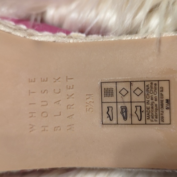 Jeweled Floral sunset Ombre Espadrille Slides mules size 5.5 M - Picture 8 of 10